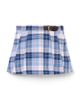 Janie And Jack Janie and Jack Girls' Plaid Pleated Buckle Skirt - 1