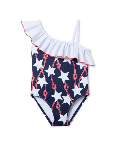 Janie And Jack Janie and Jack Girls' Star Onepiece Swim