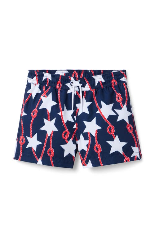 Janie and Jack Janie and Jack Printed Swim Trunk