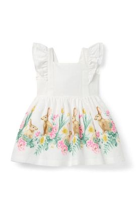 Janie and Jack Janie and Jack The Bunny Border Dress
