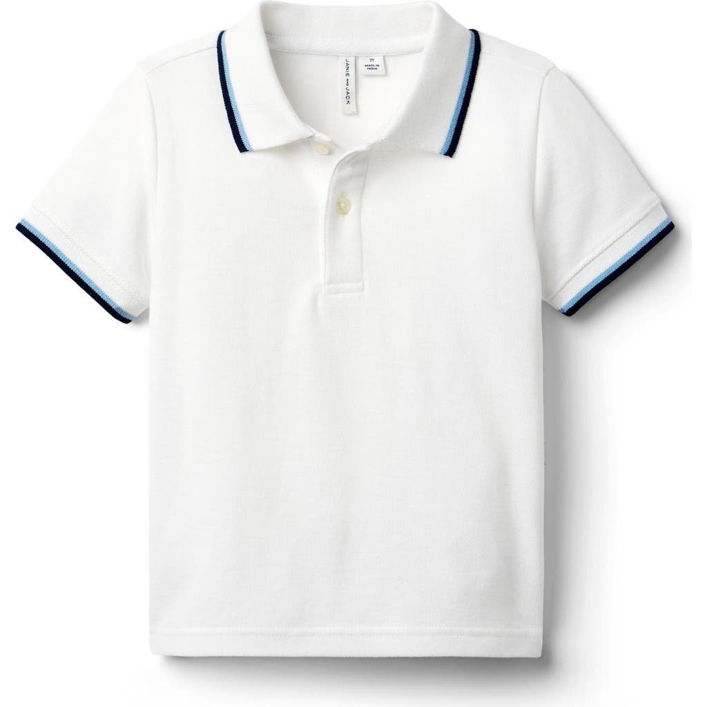 Janie and Jack Janie and Jack The Stripe Trim Polo