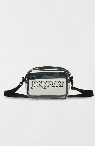 JanSport JanSport Clear Crossbody Bag in Clear, Women's at Urban Outfitters
