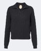 Jardin des Orangers Jardin des Orangers Cable-knit cashmere polo sweater - 1
