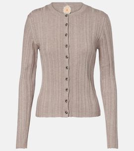 Jardin des Orangers Jardin des Orangers Cotton, silk, and cashmere cardigan