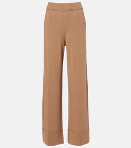 Jardin des Orangers Jardin des Orangers High-rise wool and cashmere wide-leg pants