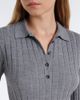 Jardin des Orangers Jardin des Orangers Ribbed-knit virgin wool polo sweater - 3