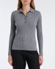 Jardin des Orangers Jardin des Orangers Ribbed-knit virgin wool polo sweater - 4