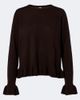 Jardin des Orangers Jardin des Orangers Ruffled virgin wool and cashmere sweater - 1