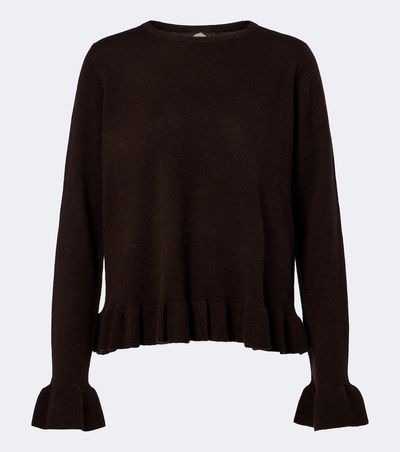 Jardin des Orangers Jardin des Orangers Ruffled virgin wool and cashmere sweater