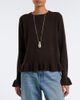 Jardin des Orangers Jardin des Orangers Ruffled virgin wool and cashmere sweater - 2