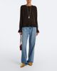 Jardin des Orangers Jardin des Orangers Ruffled virgin wool and cashmere sweater - 6
