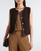 Jardin des Orangers Jardin des Orangers Waffle-knit wool and cashmere sweater vest - 2