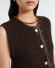 Jardin des Orangers Jardin des Orangers Waffle-knit wool and cashmere sweater vest - 3