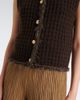Jardin des Orangers Jardin des Orangers Waffle-knit wool and cashmere sweater vest - 4