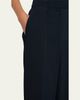 Jason Wu Collection Asymmetric Pleat Straight-Leg Cady Trousers - 5