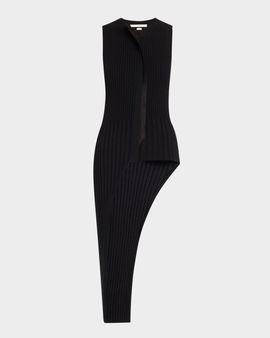 Jason Wu Collection Asymmetrical Rib-Knit Sweater Vest