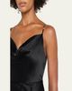 Jason Wu Collection Cowl-Neck Pleated Satin Peplum Gown - 5