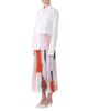 Jason Wu Collection Jason Wu Collection Collage Long Sleeve Zip Up Cotton Shirt - 3