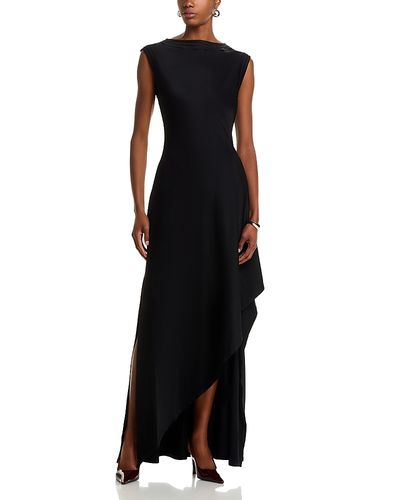 Jason Wu Collection Jason Wu Collection Crepe Back Satin Asymmetrical Gown
