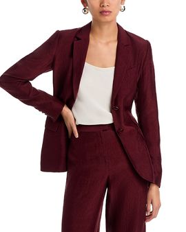 Jason Wu Collection Jason Wu Collection Crinkled Satin Blazer