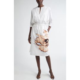 Jason Wu Collection Jason Wu Collection Floral Print Dolman Sleeve Dress