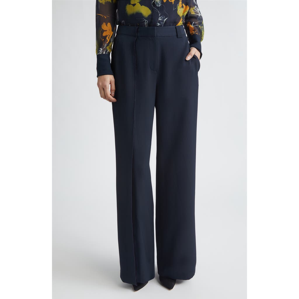 Jason Wu Collection Jason Wu Collection Pintuck Straight Leg Cady Trousers