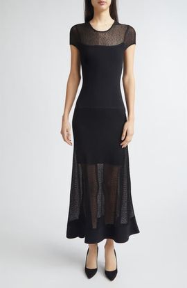 Jason Wu Collection Jason Wu Collection Short Sleeve Drop Waist Dress