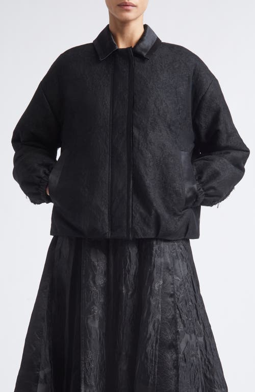 Jason Wu Collection Jason Wu Collection Textured Fray Jacquard Jacket