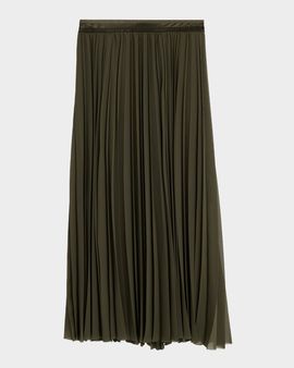 Jason Wu Collection Pleated Chiffon Midi Skirt