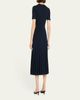 Jason Wu Collection Short Sleeve Wool Cable Midi Dress - 3