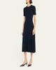 Jason Wu Collection Short Sleeve Wool Cable Midi Dress - 4