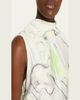 Jason Wu Collection Sleeveless Watercolor Bias-Cut Scarf Midi Dress - 5