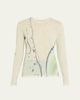 Jason Wu Collection Watercolor-Print Merino Wool Sweater - 1