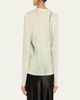 Jason Wu Collection Watercolor-Print Merino Wool Sweater - 3