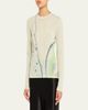 Jason Wu Collection Watercolor-Print Merino Wool Sweater - 4