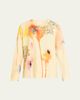 Jason Wu Collection Watercolor Floral Lace Applique Wool Sweater - 1