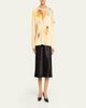 Jason Wu Collection Watercolor Floral Lace Applique Wool Sweater - 2
