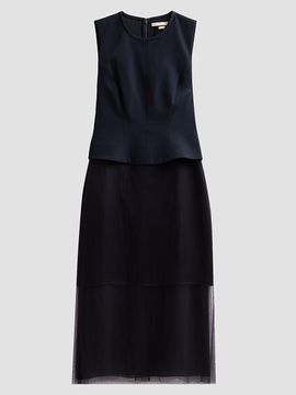Jason Wu Collection Women's Cady Layered Sleeveless Cocktail Dress