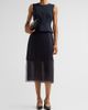 Jason Wu Collection Women's Cady Layered Sleeveless Cocktail Dress - 2