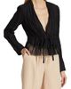 Jason Wu Collection Women's Crinkled Lace Detail Jacket - 3