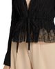 Jason Wu Collection Women's Crinkled Lace Detail Jacket - 5