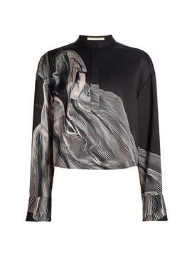 Jason Wu Collection Women's Double-Face Satin Oversized Shirt