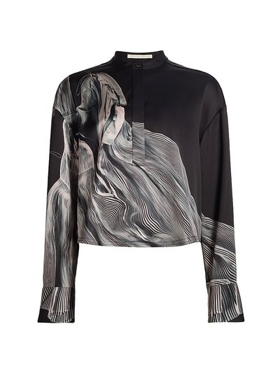 Jason Wu Collection Women's Double-Face Satin Oversized Shirt