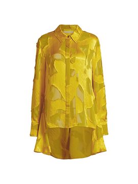 Jason Wu Collection Women's Fil Coupé Button-Front Shirt