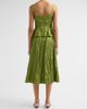 Jason Wu Collection Women's Floral Embroidered Peplum Midi Dress - 3