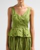 Jason Wu Collection Women's Floral Embroidered Peplum Midi Dress - 5