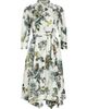 Jason Wu Collection Women's Forest Floral Silk Belted Shirtdress - 1