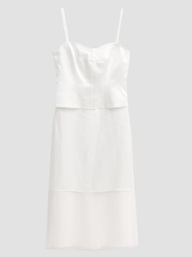Jason Wu Collection Women's Layered Twill Midi Dress