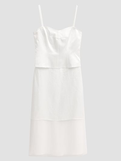 Jason Wu Collection Women's Layered Twill Midi Dress