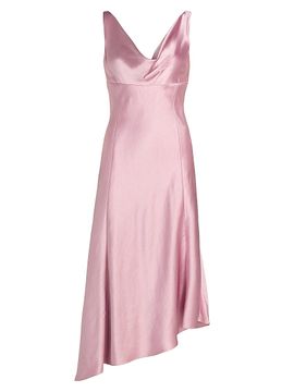 Jason Wu Collection Women's Satin Asymmetric Midi-Dress